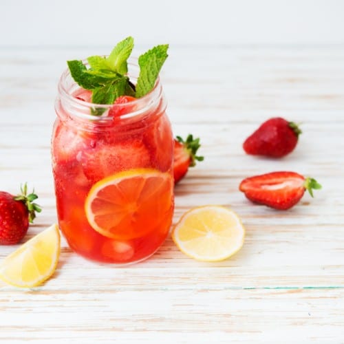 Flavored Iced Tea or Lemonade.