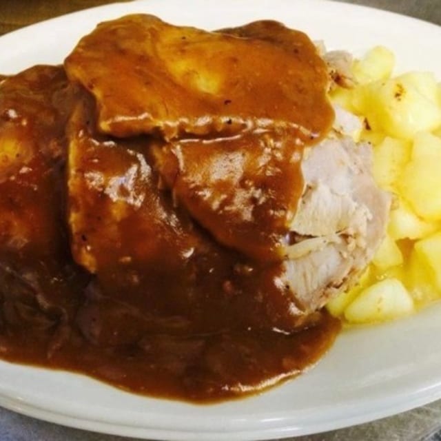 Roasted Pork Dinner.