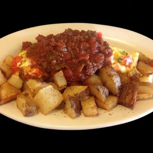 Mexican Omelette.