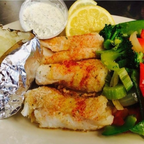 Baked Cod.